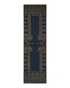 Lemieux Et Cie By Momeni Duar Dua-4 Runner Area Rug, 2'3 X 8' In Indigo