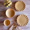 Lemieux Et Cie Dhalia 16 Piece Dinnerware Set, Service For 4 In Camel