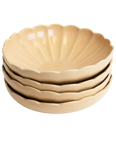 Lemieux Et Cie Dhalia 4pc Pasta Bowl Set In Neutral