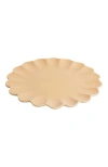 Lemieux Et Cie Dhalia Stoneware 4-piece Dinner Plate Set In Brown