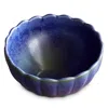 Lemieux Et Cie Dhalia Stoneware Bowl, Set Of 4 In Blue