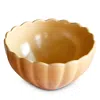Lemieux Et Cie Dhalia Stoneware Bowl, Set Of 4 In Camel