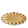 Lemieux Et Cie Dhalia Stoneware Dinner Plate, Set Of 4 In Camel