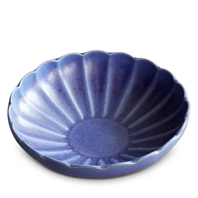 Lemieux Et Cie Dhalia Stoneware Pasta Bowl, Set Of 4 In Blue