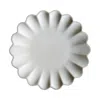 Lemieux Et Cie Dhalia Stoneware Salad Plate, Set Of 4 In White
