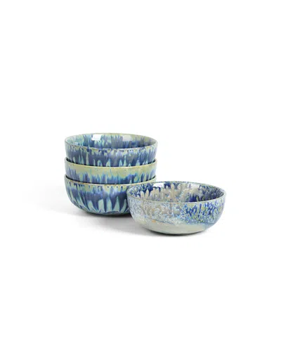 Lemieux Et Cie Hanami All-purpose Bowls, Set Of 4 In Blue