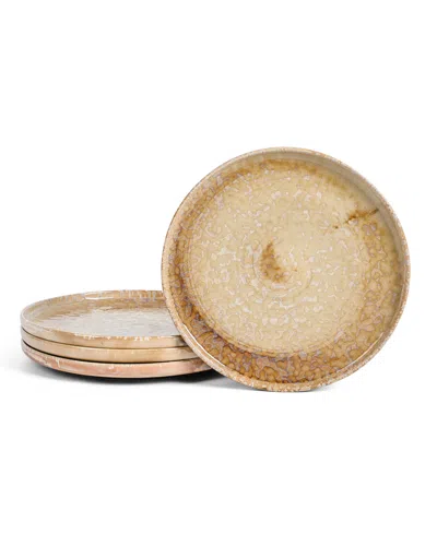 Lemieux Et Cie Hanami Dinner Plates, Set Of 4 In Neutral