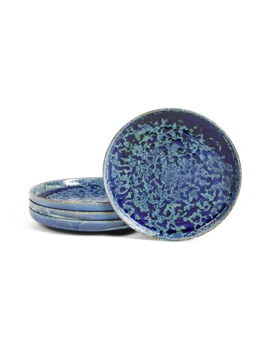 Lemieux Et Cie Hanami Salad Plates, Set Of 4 In Blue