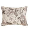 Lemieux Et Cie Snake Floral King Sham In Gray