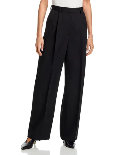 L'emiune Loose Wool Pants In Black