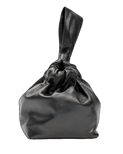 Lemiz Mariposa Handbag In Black Metallic