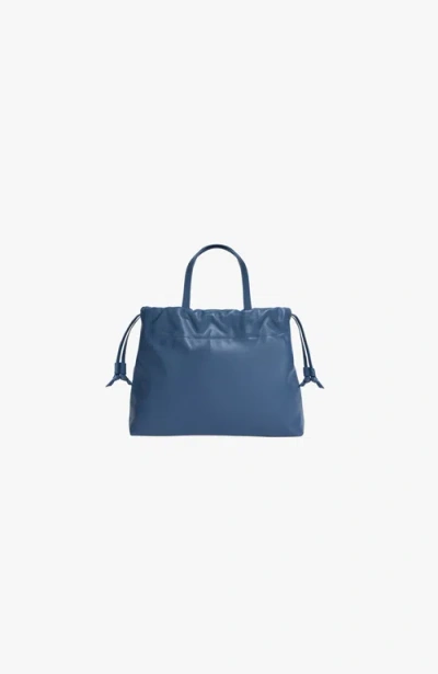 Lemiz Mini Asisi Convertible Leather Crossbody In Ocean