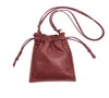 Lemiz Mini Bowie Crossbody Bag In Red In Red