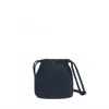 Lemiz Women's Allegro Bucket Bag In Midnight Suede