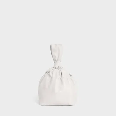 Lemiz Women's Mariposa Twist Clutch Handbag In Cream