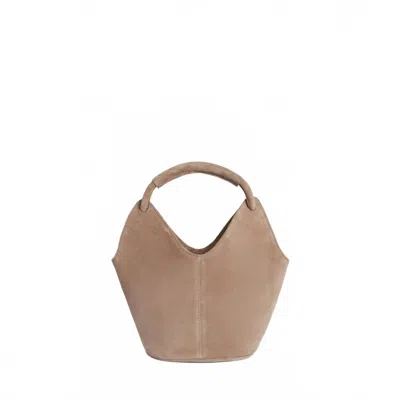 Lemiz Women's Mia Bucket Handbag In Clay In Gray