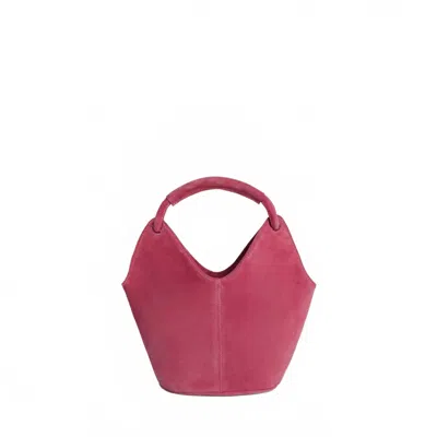 Lemiz Women's Mia Bucket Handbag In Rose In Red