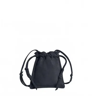 Lemiz Women's Mini Bowie Drawstring Crossbody Bag In Midnight In Multi