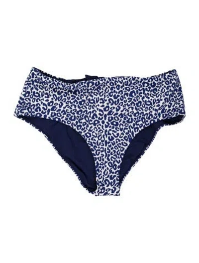 Pre-owned Lemlem Animal Print Bottoms W/ Tags In Blue