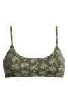 Lemlem Asha Bikini Top In Zafi Olive