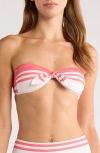 Lemlem Ava Bandeau Bikini Top In White