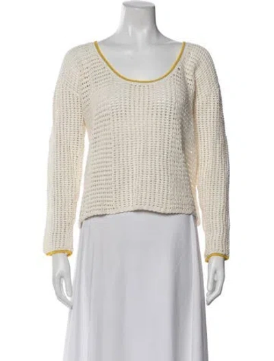 Pre-owned Lemlem Crew Neck Sweater In Neutral