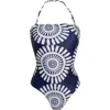 Lemlem Dinha One-piece Swimsuit In Blue