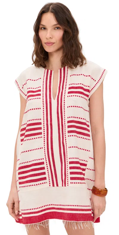 Lemlem Elina Caftan Eshe Red