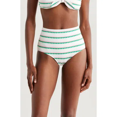Lemlem Elsi High Waist Bikini Bottoms In Kibebi Fragaria