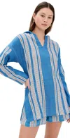 Lemlem Henok Hoodie Amira Baltic In Amira Baltic