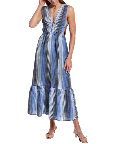 Lemlem Lelisa V-neck Maxi Dress In Multi