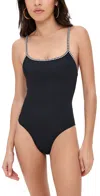 Lemlem Lena Classic One Piece Black In Black