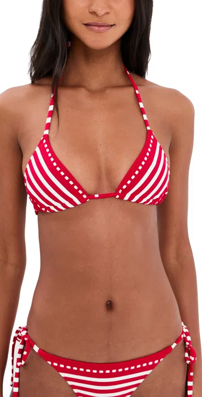 Lemlem Malia Triangle Top Eshe Red