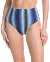 Lemlem Stripe High Leg Bikini Bottoms In Multi