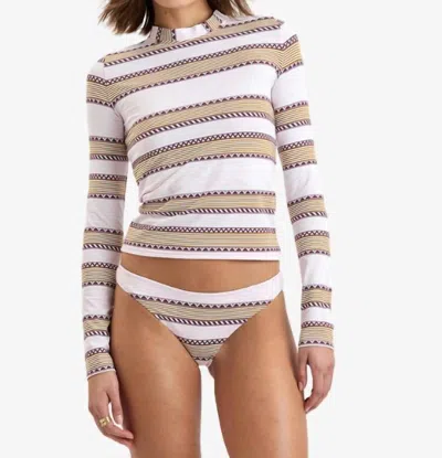 Lemlem Meron Bikini Bottom In Munit Pink In Brown