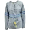 Lemlem Mwali Poet Top In Multicolor Cotton In Multi