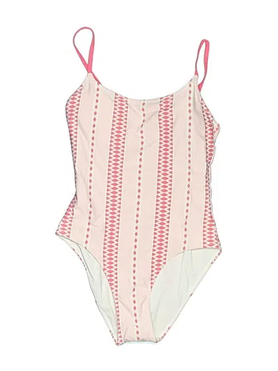 Pre-owned Lemlem One Piece Swimsuit In White