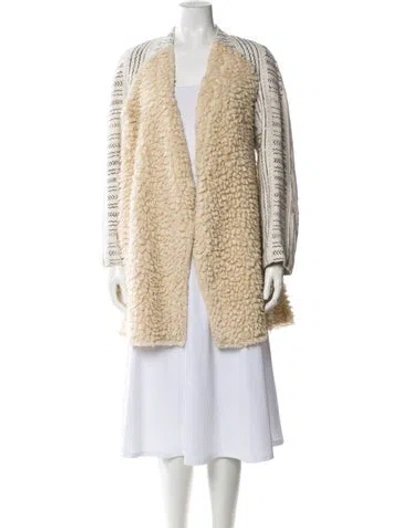 Pre-owned Lemlem Printed Coat In Neutral