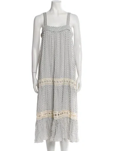 Pre-owned Lemlem Printed Midi Length Dress