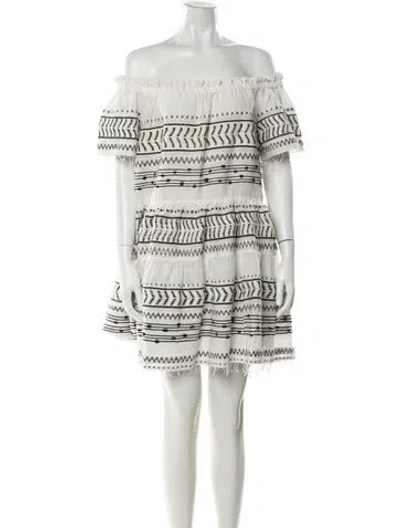 Pre-owned Lemlem Printed Mini Dress W/ Tags In Multi