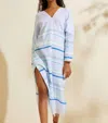 Lemlem + Net Sustain Ruki Striped Cotton-blend Kaftan In Multi