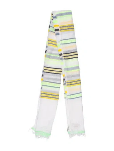 Pre-owned Lemlem Silk Striped Scarf In Multi