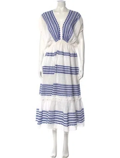 Pre-owned Lemlem Striped Long Dress In Multi