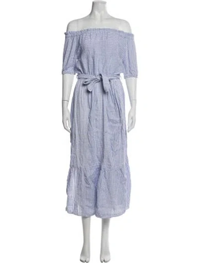 Pre-owned Lemlem Striped Long Dress In Multi