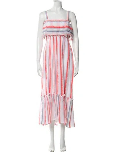 Pre-owned Lemlem Striped Long Dress In Multi