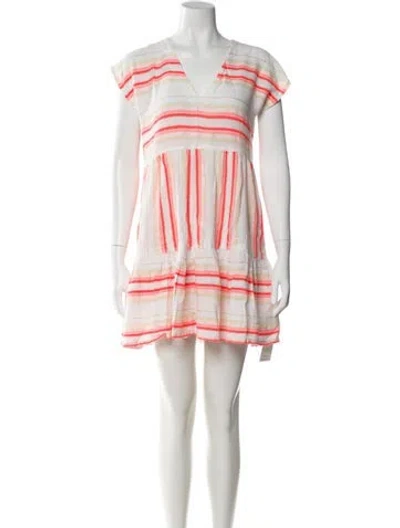 Pre-owned Lemlem Striped Mini Dress