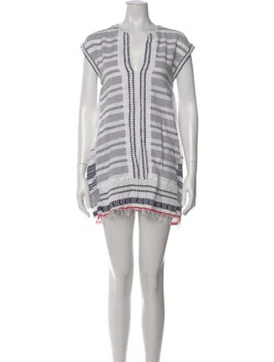 Pre-owned Lemlem Striped Mini Dress In Multi