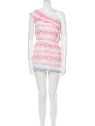 Pre-owned Lemlem Striped Mini Dress In Pink
