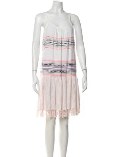 Pre-owned Lemlem Striped Mini Dress In Pink