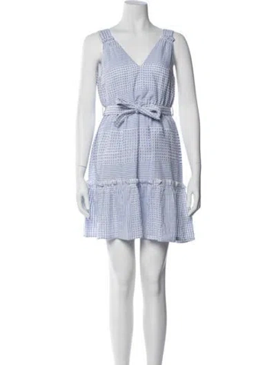 Pre-owned Lemlem Striped Mini Dress W/ Tags In Blue
